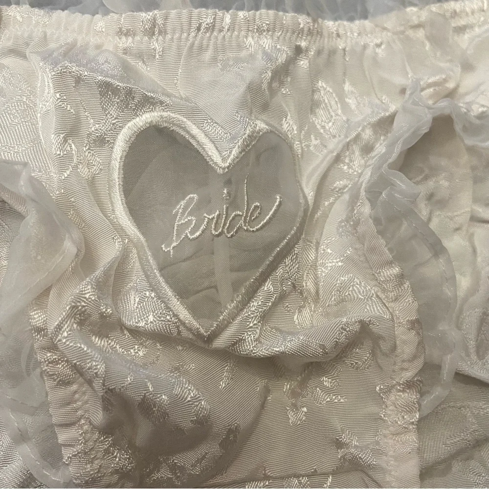 New! For love and lemons bride panty white 24555